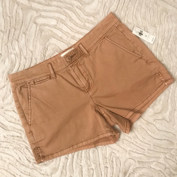 Anthropologie Pants - NEW Khaki Chino Shorts Size 28 by Anthropologie